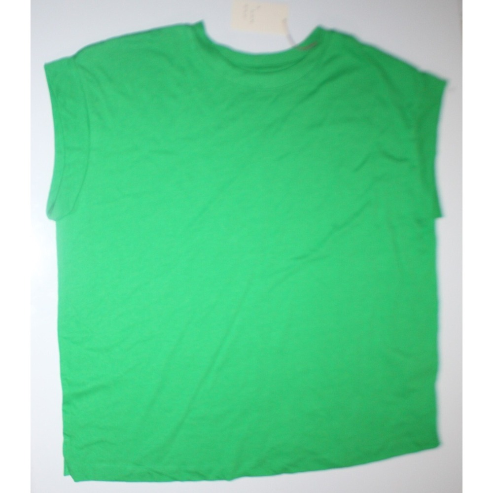 Women's Extended Shoulder T-Shirt - A New Day™ XS, Green